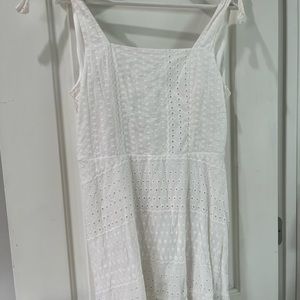 White eyelet dress by Altared State